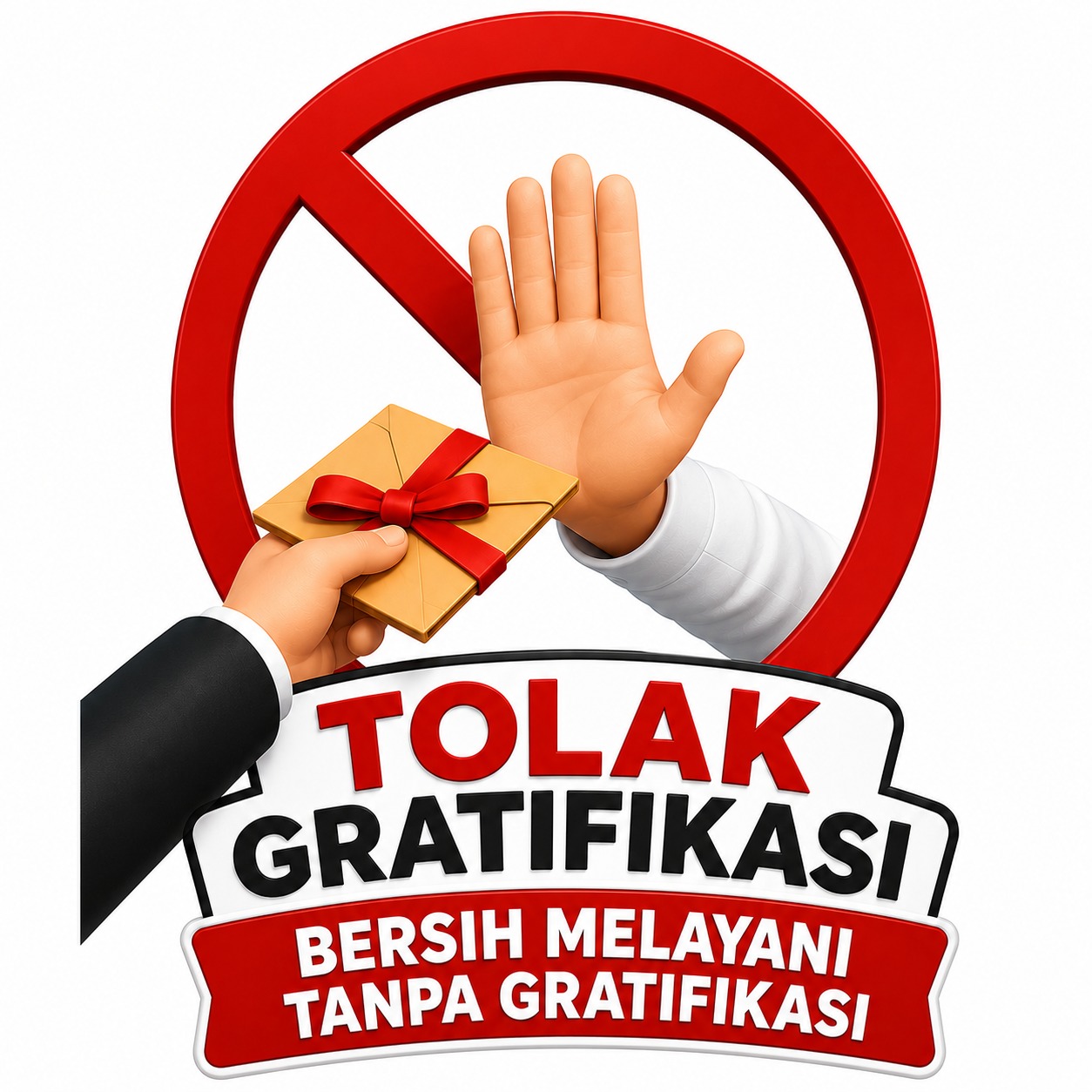 Tolak Gratifikasi - Bersih Melayani Tanpa Gratifikasi